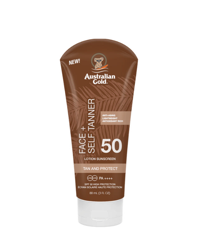 Australian Gold Solcreme Bronzer Face SPF 50, 88 ml.