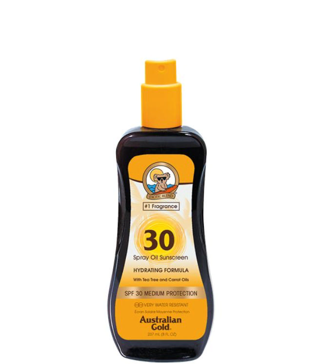 Australian Gold Carrot Oil Spray SPF 30, 237 ml.