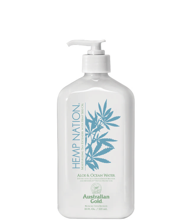 Australian Gold Hemp Nation Aloe & Ocean Water Lotion, 535 ml.