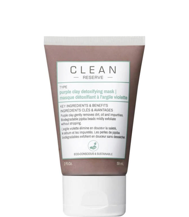 CLEAN Reserve Purple Clay Detoxifying Mask, 59 ml.