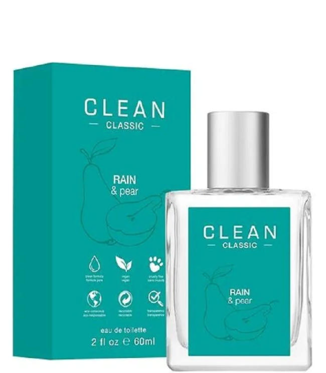 CLEAN Rain & Pear, EDT 60 ml.