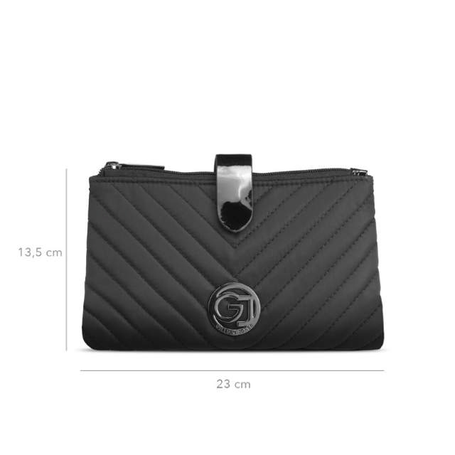 Gillian Jones THE WEEKENDER Makeup Pung - Sort quilt