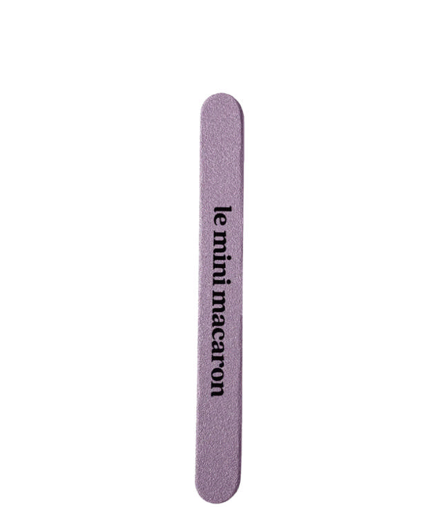 Le Mini Macaron Nail File, Glitter Purple