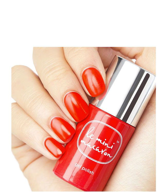 Le Mini Macaron Single Gel Polish Cherry Red, 10 ml.