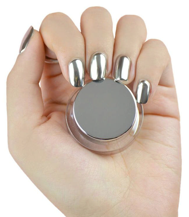 Le Mini Macaron Chrome Manicure Set Le Metallique (U)