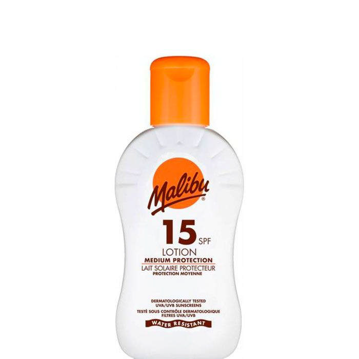 Malibu Protective Sun Lotion SPF15, 100 ml.