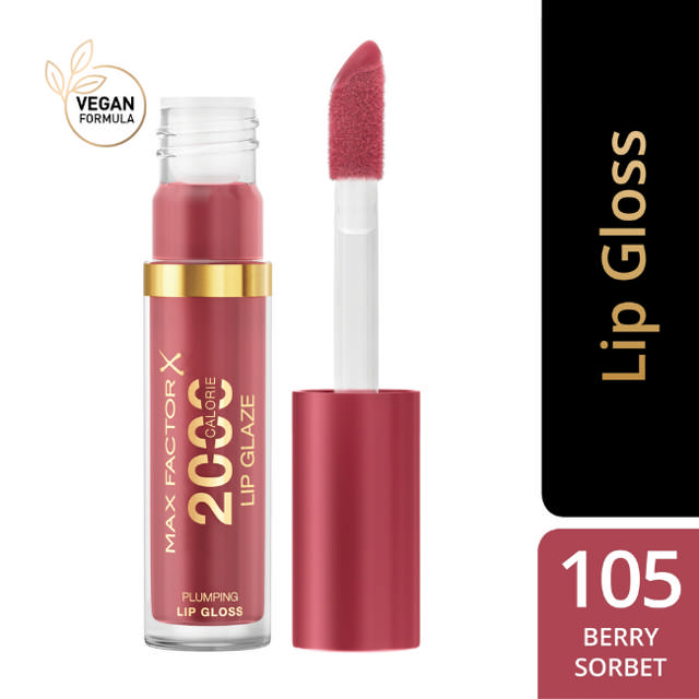 Max Factor 2000 Calorie Lip Glaze 105 Berry Sorbet, 4,40 ml.