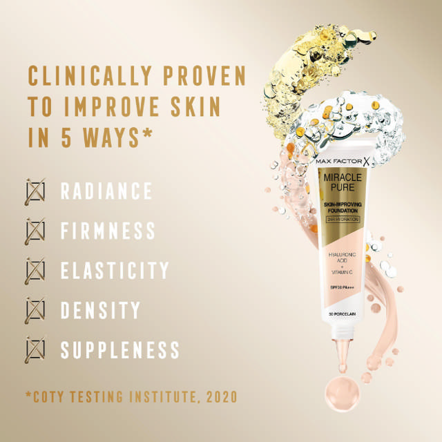 Max Factor Miracle Pure Foundation 85 Caramel, 30 ml.