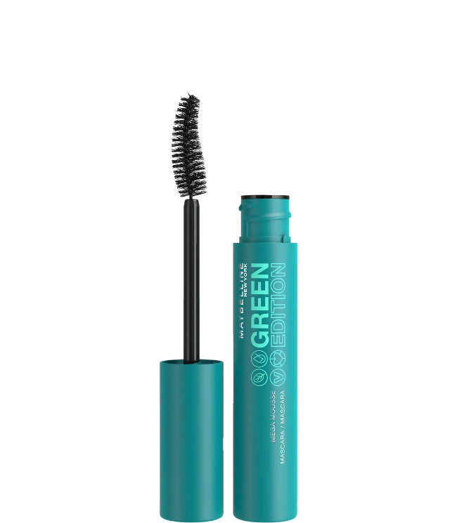 Maybelline Green Edition Mascara - Very Black, 9,5ml.