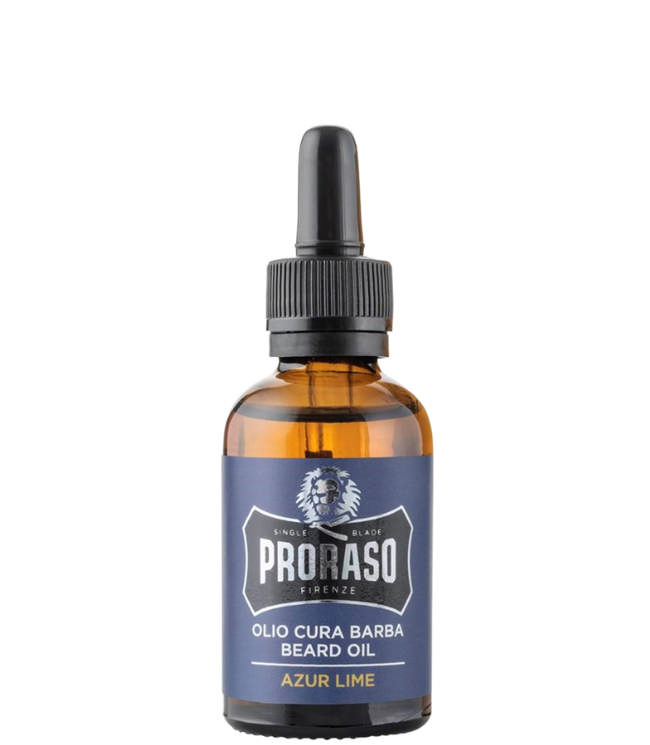 Proraso Beard Oil Azur Lime, 30 ml.