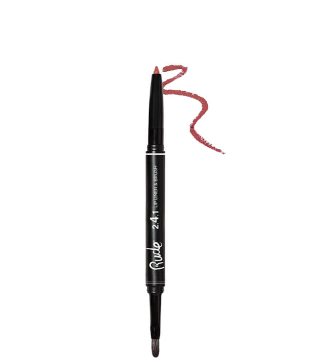 Rude Cosmetics 2.4.1 Lip Liner & Brush - Morning After