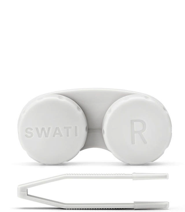 SWATI Cosmetics Lens Case & Tweezers, 2 stk.