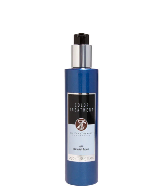 ZenzTherapy 401 Dark Ash Brown Color Treatment, 250 ml.